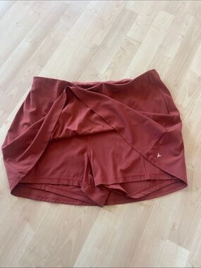 Old Navy Rust Red Circle Skater Skirt